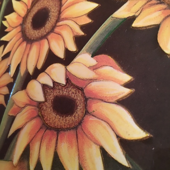 Vintage wall art. Sunflowers - Picture 4 of 8
